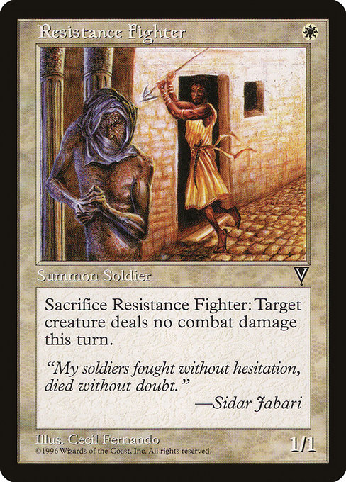 Resistance Fighter - Visions Common Card
