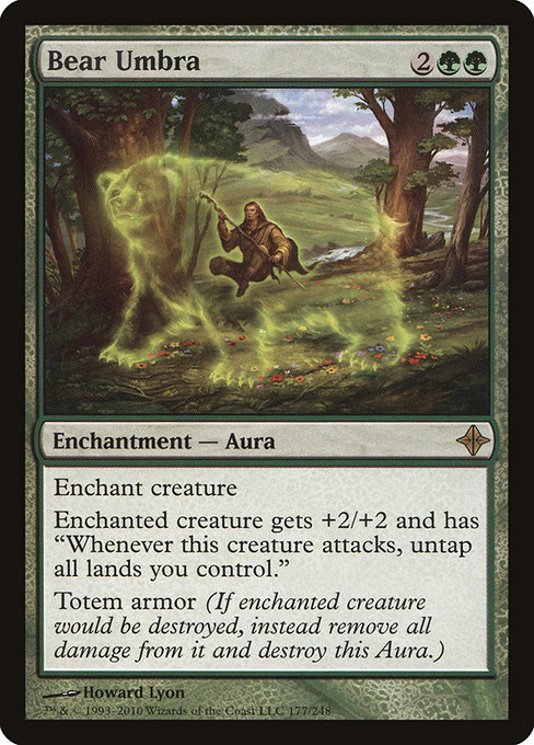 Bear Umbra - Rise of the Eldrazi Rare Card