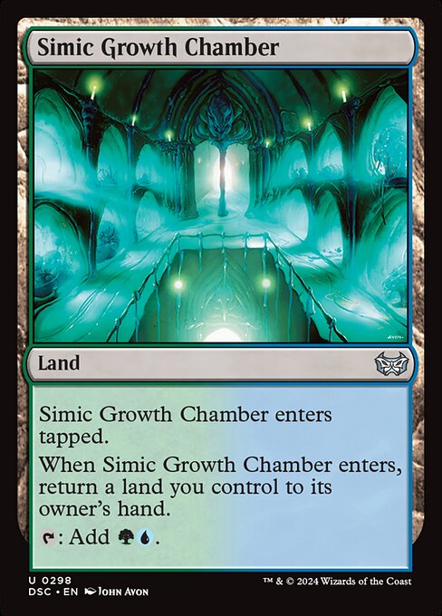 Simic Growth Chamber - Duskmourn: House of Horror Commander Uncommon Card