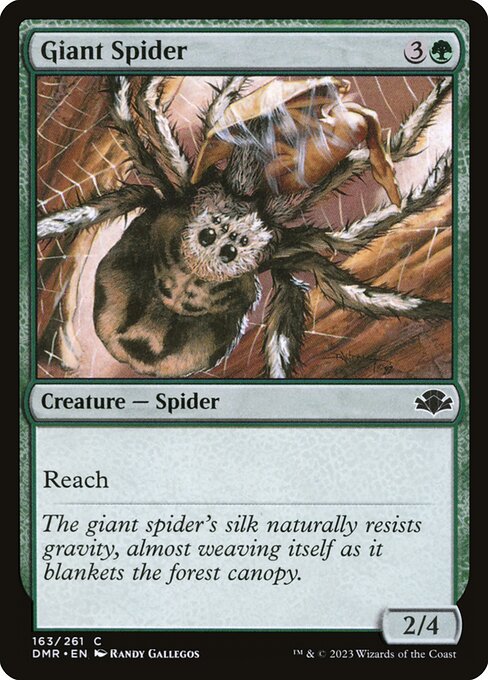 Giant Spider - Dominaria Remastered Common Card