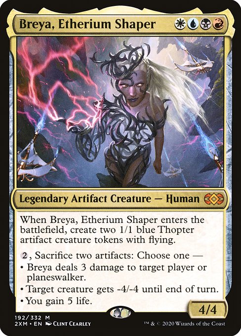 Breya, Etherium Shaper - Double Masters Mythic Card