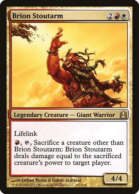 Brion Stoutarm - Commander 2011 Rare Card