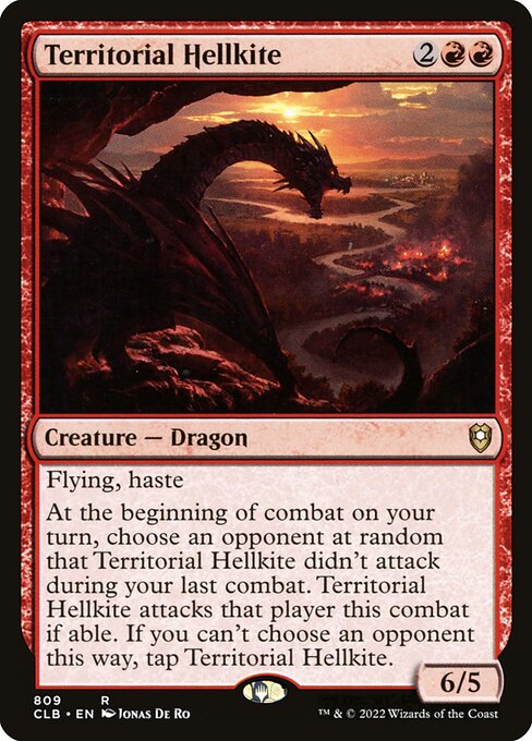 Territorial Hellkite - Commander Legends: Battle for Baldur's Gate Rare Card