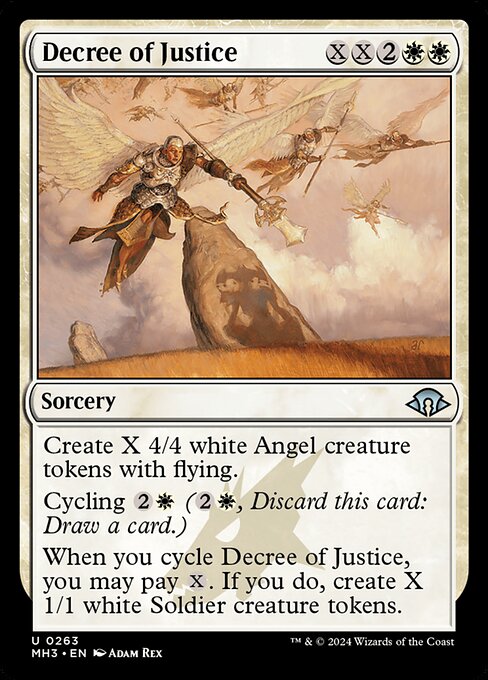 Decree of Justice - Modern Horizons 3 Uncommon Card