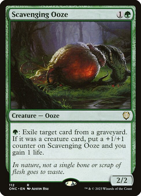 Scavenging Ooze - Phyrexia: All Will Be One Commander Rare Card