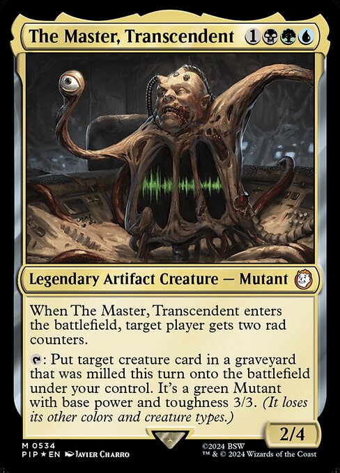 The Master, Transcendent - Fallout Mythic Card