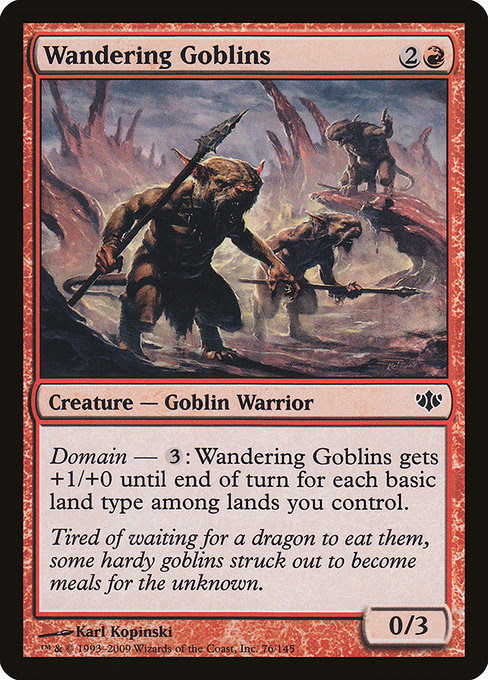 Wandering Goblins - Conflux Common Card