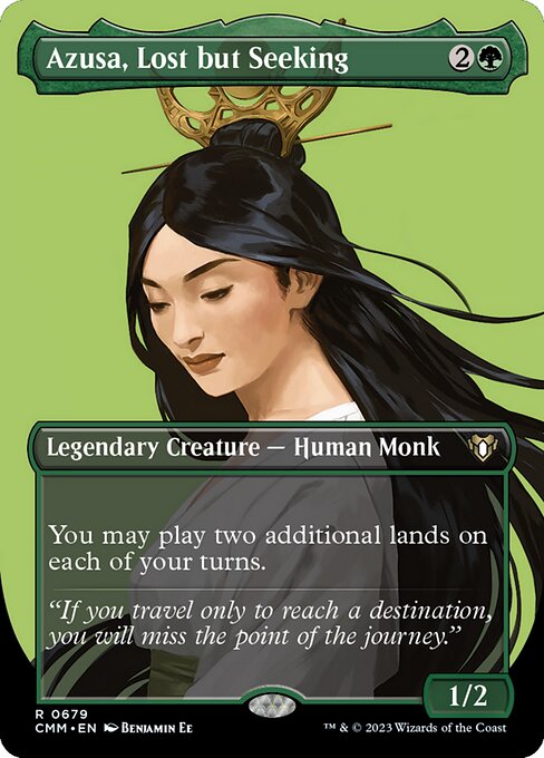 Azusa, Lost but Seeking - Commander Masters Rare Card