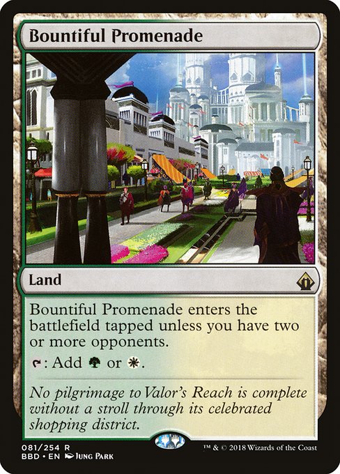 Bountiful Promenade - Battlebond Rare Card