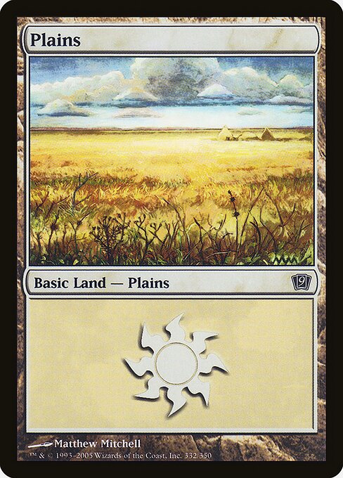 Plains - Ninth Edition Common Card