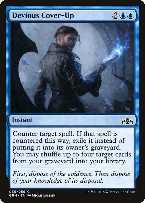 Devious Cover-Up - Guilds of Ravnica Common Card