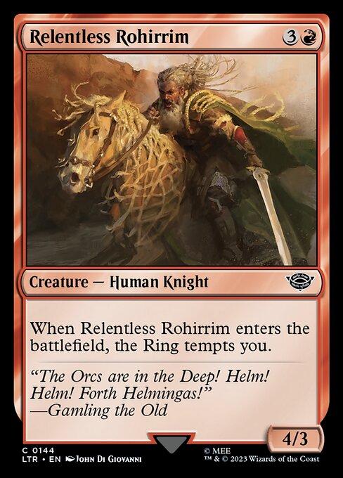 Relentless Rohirrim - The Lord of the Rings: Tales of Middle-earth Common Card