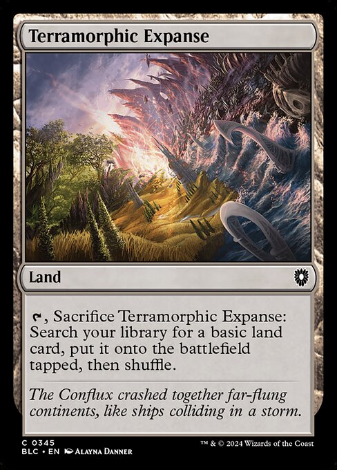 Terramorphic Expanse - Bloomburrow Commander Common Card