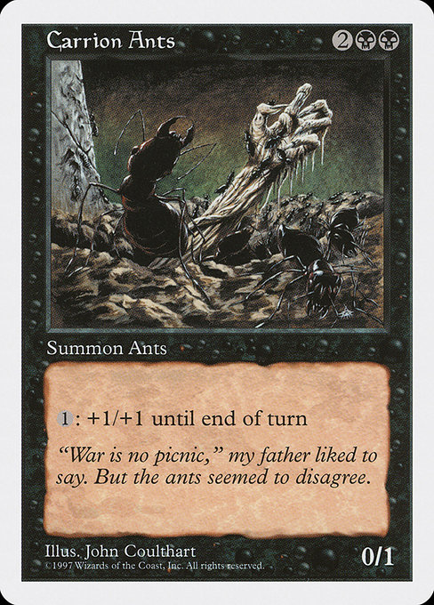 Carrion Ants - Fifth Edition Uncommon Card