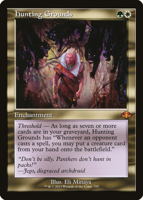 Hunting Grounds - Dominaria Remastered Mythic Card
