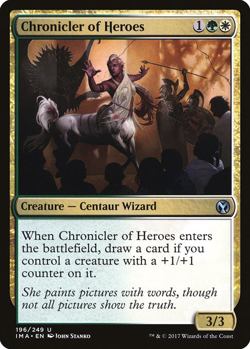 Chronicler of Heroes - Iconic Masters Uncommon Card