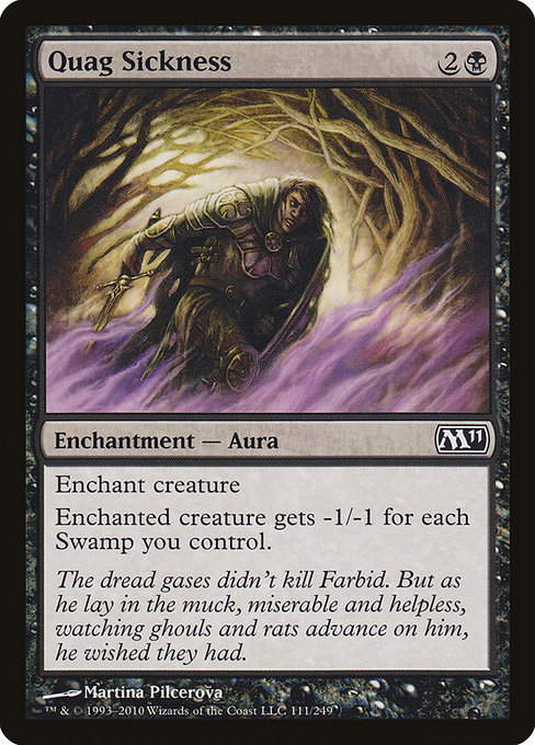 Quag Sickness - Magic 2011 Common Card