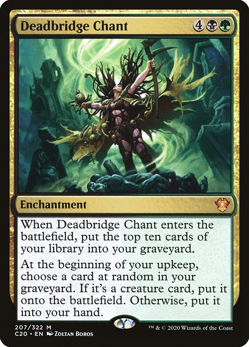 Deadbridge Chant - Commander 2020 Mythic Card