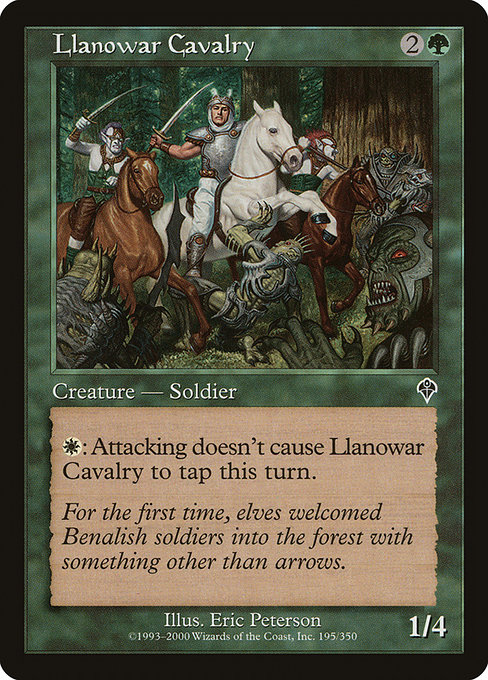 Llanowar Cavalry - Invasion Common Card