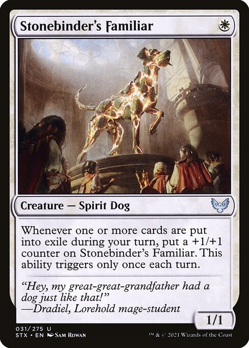Stonebinder's Familiar - Strixhaven: School of Mages Uncommon Card