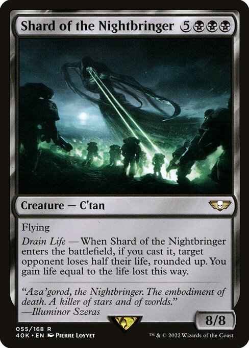 Shard of the Nightbringer - Warhammer 40,000 Commander Rare Card