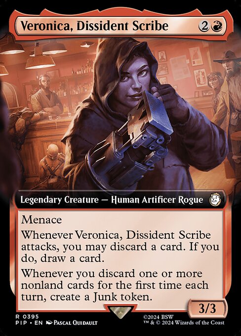 Veronica, Dissident Scribe - Fallout Rare Card
