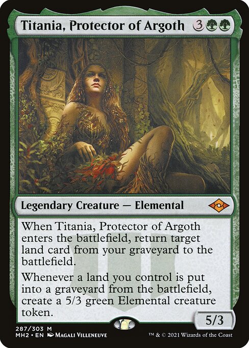 Titania, Protector of Argoth - Modern Horizons 2 Mythic Card