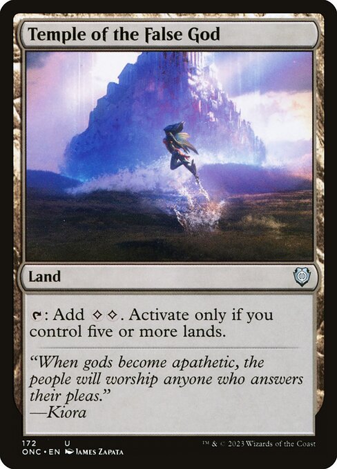 Temple of the False God - Phyrexia: All Will Be One Commander Uncommon Card