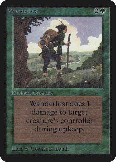 Wanderlust - Limited Edition Alpha Uncommon Card