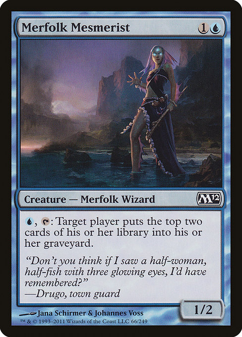 Merfolk Mesmerist - Magic 2012 Common Card