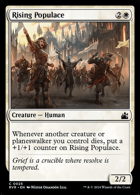 Rising Populace - Ravnica Remastered Common Card