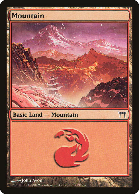 Mountain - Champions of Kamigawa Common Card
