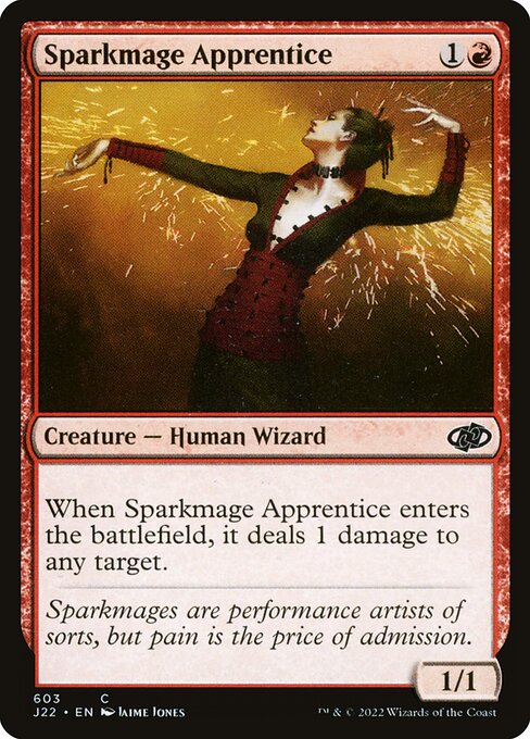 Sparkmage Apprentice - Jumpstart 2022 Common Card