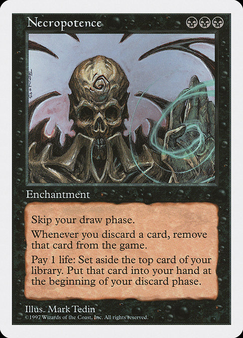 Necropotence - Fifth Edition Rare Card