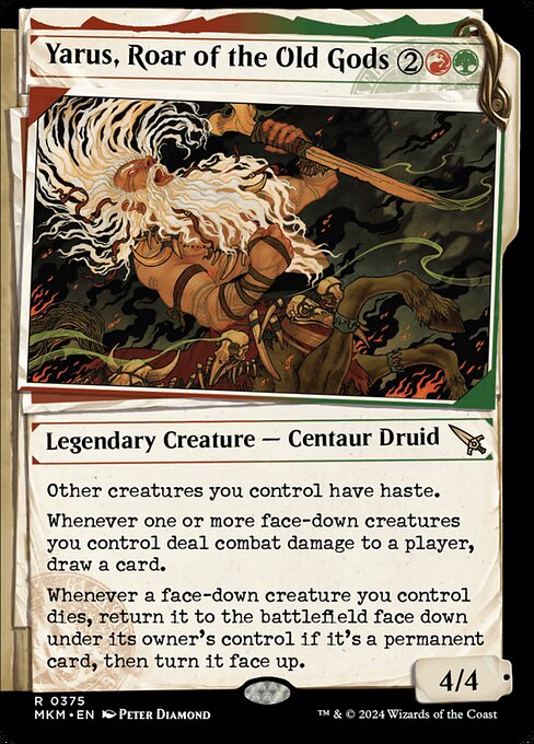 Yarus, Roar of the Old Gods - Murders at Karlov Manor Rare Card