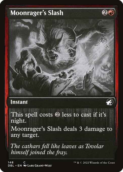 Moonrager's Slash - Innistrad: Double Feature Common Card