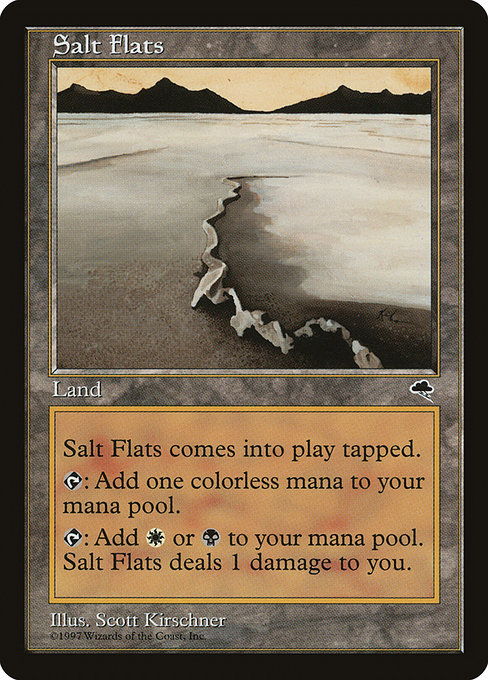 Salt Flats - Tempest Rare Card