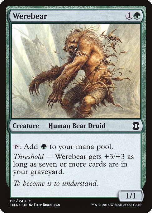 Werebear - Eternal Masters Common Card