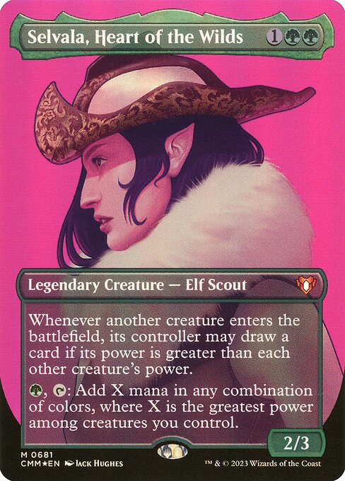 Selvala, Heart of the Wilds - Commander Masters Mythic Card