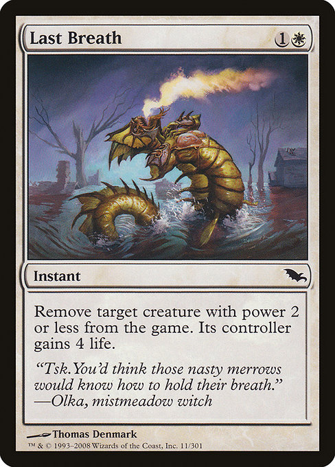Last Breath - Shadowmoor Common Card