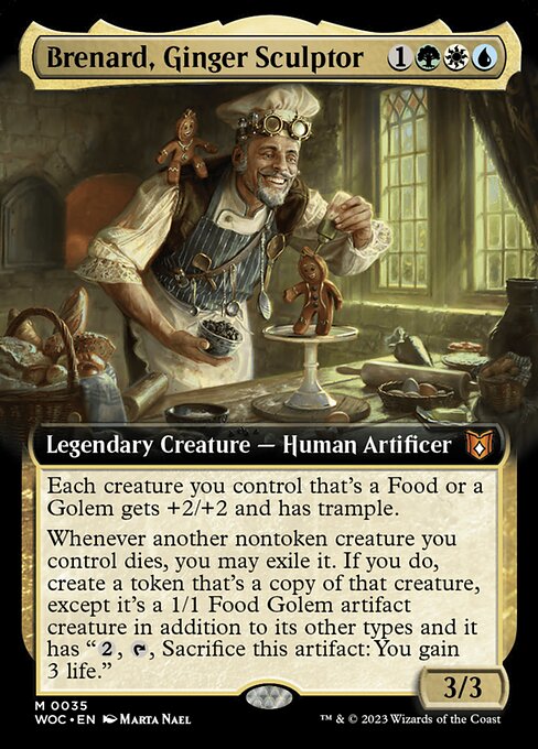 Brenard, Ginger Sculptor - Wilds of Eldraine Commander Mythic Card