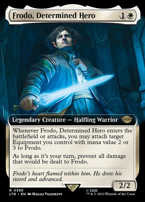 Frodo, Determined Hero - The Lord of the Rings: Tales of Middle-earth Rare Card