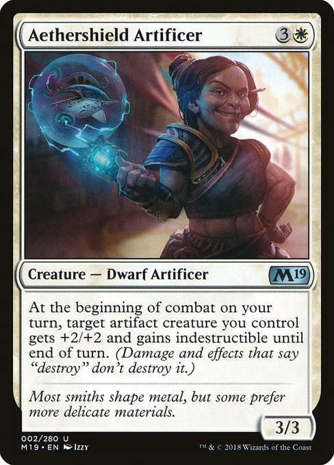 Aethershield Artificer - Core Set 2019 Uncommon Card
