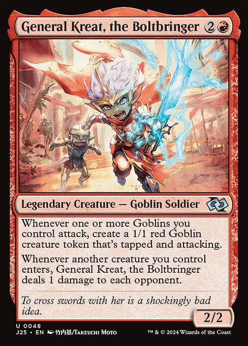 General Kreat, the Boltbringer - Foundations Jumpstart Uncommon Card