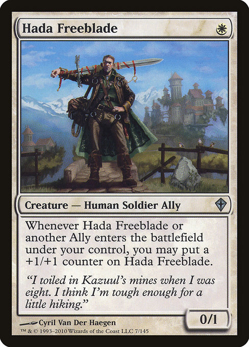 Hada Freeblade - Worldwake Uncommon Card