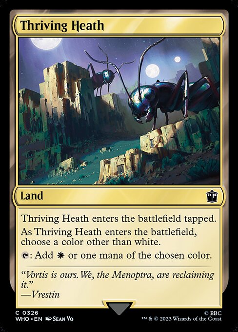 Thriving Heath - Doctor Who Common Card