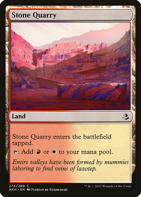 Stone Quarry - Amonkhet Common Card