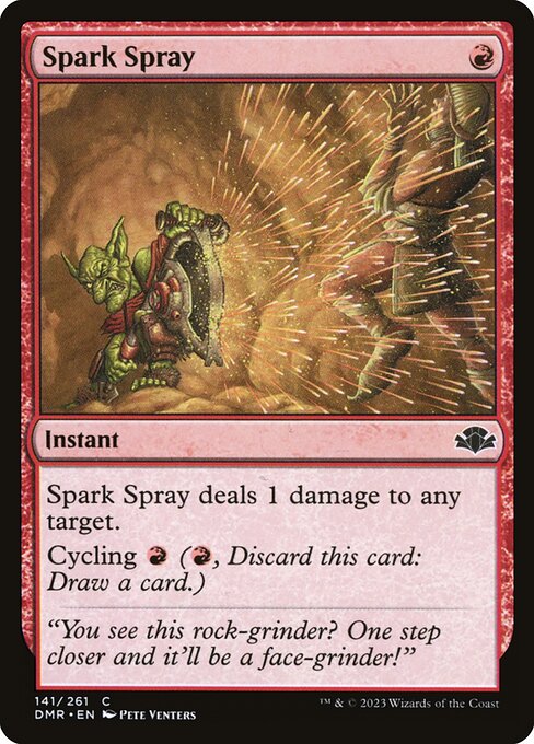 Spark Spray - Dominaria Remastered Common Card