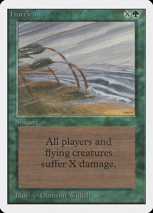 Hurricane - Unlimited Edition Uncommon Card