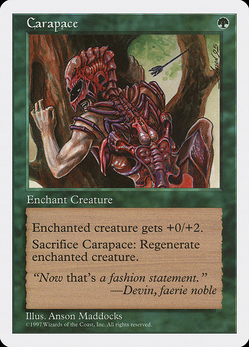 Carapace - Fifth Edition Common Card